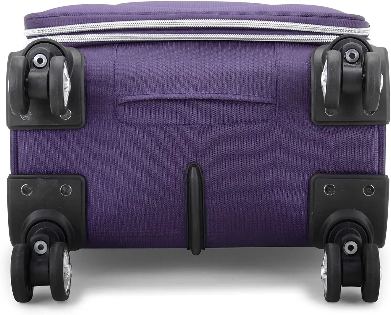 Traveler's Choice Lares Softside Expandable Luggage with Spinner Wheels, Purple, Checked 30-Inch