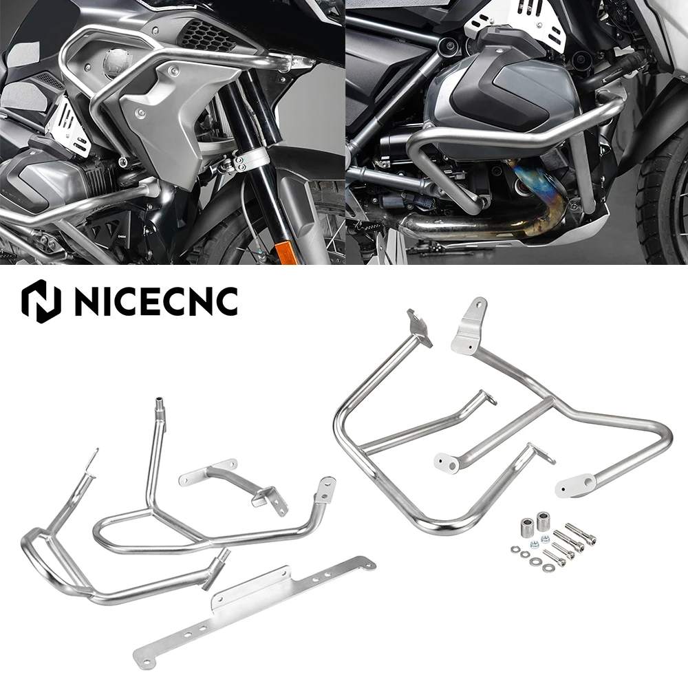

For BMW R1250GS R 1250 GS 2019-2024 Engine Guards Crash Bars Upper Crash Bars R1250GS 2019 2020 2021 2022 2023 Stainless Steel