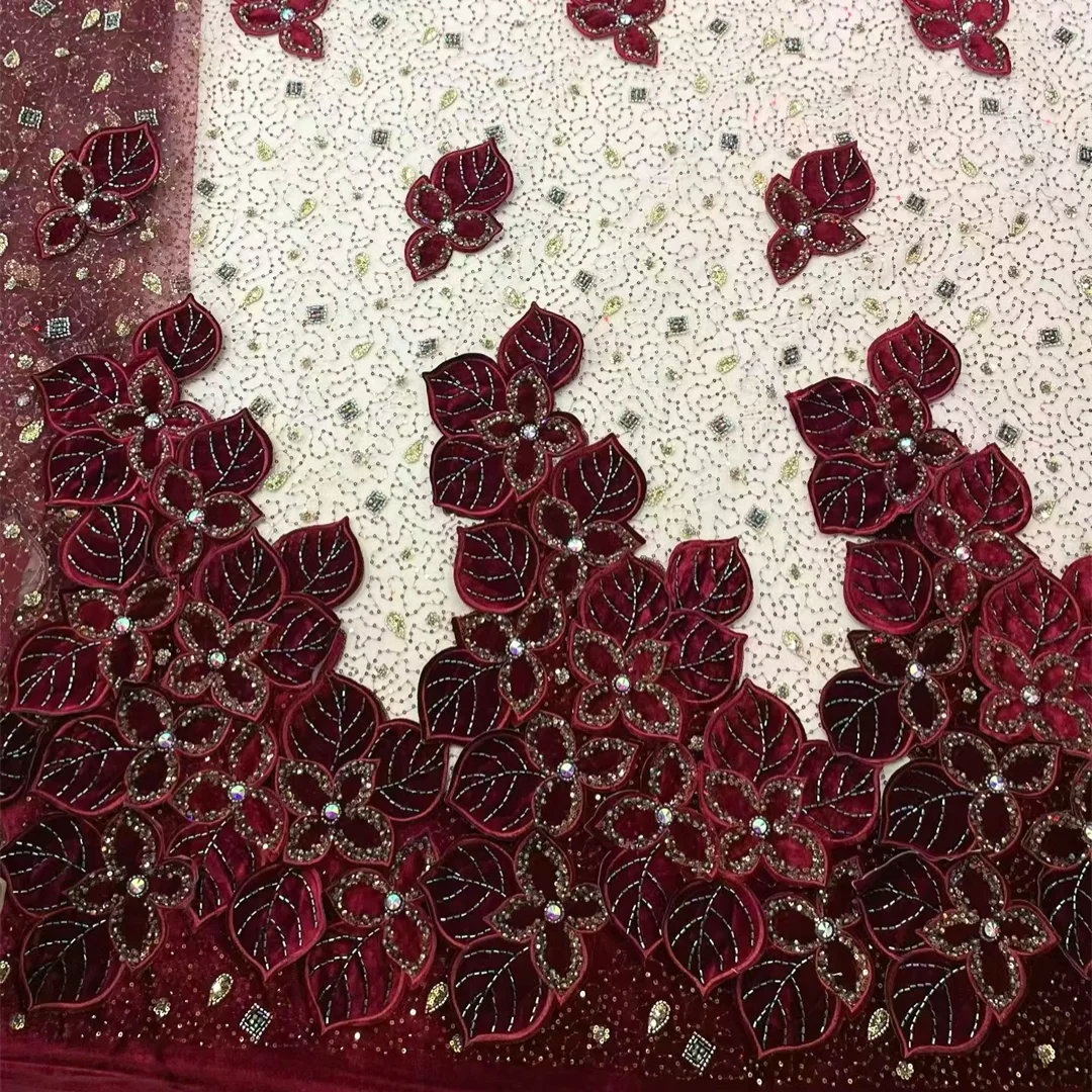 Beauty Guipure Velvet Lace Fab - Embroidery Ai 评论和价格