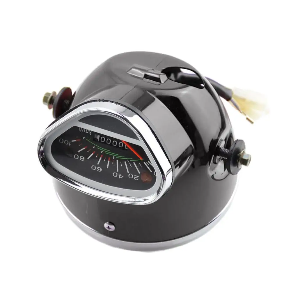 

Black Headlight Speedometer Odometer Assembly With Case Fit For Honda Trail CT70 1969-1970