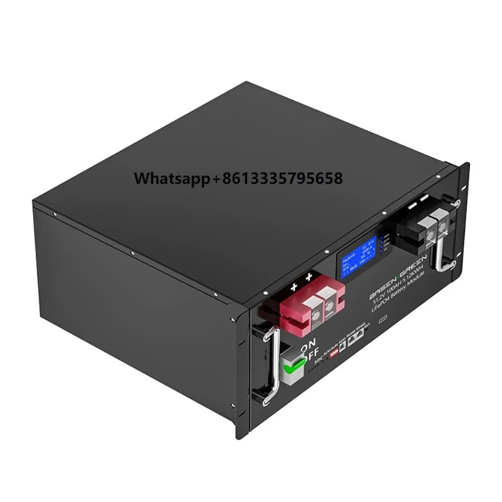 

48V 100AH Home Solar Energy Storage System Rack Mounted Supply Built-In RS485 Bms Display 48V 51.2V 100A Lifepo4 Battery Pack