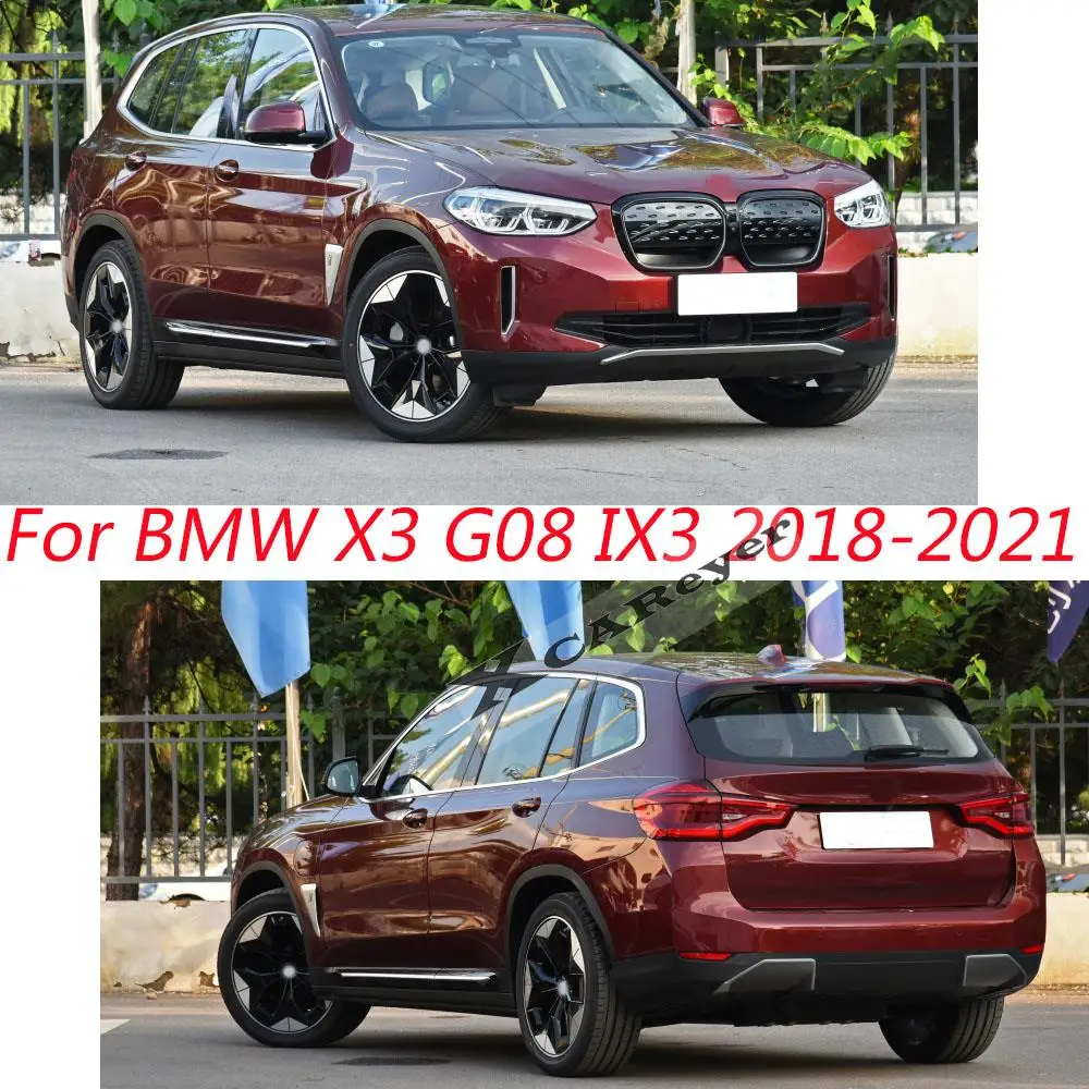 ل BMW X3 G08 IX3 2018 2019 2020 2021 جسم السيارة التصميم ملصق البلاستيك زجاج النافذة الرياح قناع المطر/الشمس الحرس تنفيس أجزاء #6