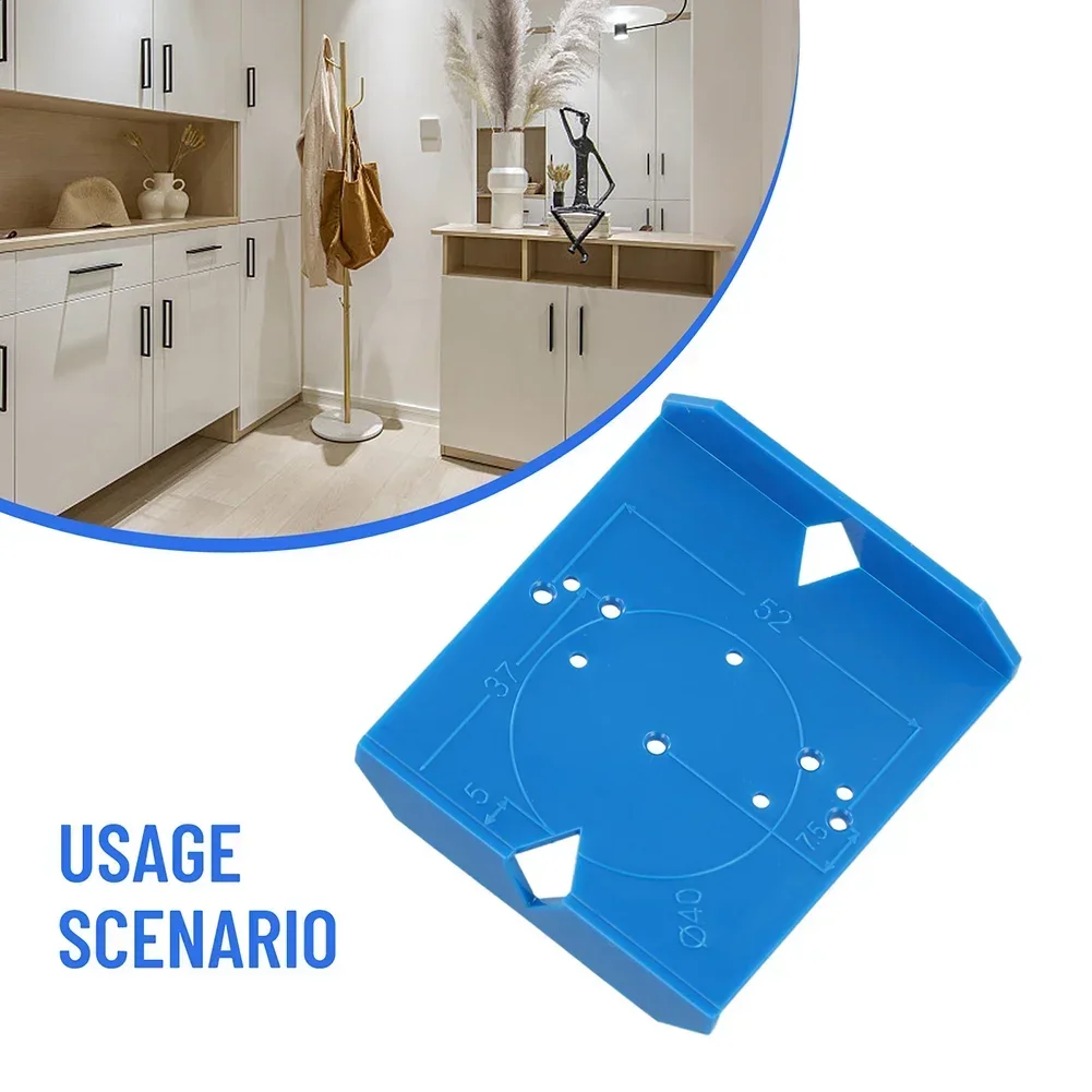 Carpentry Projects Cabinets Hinges Locator ABS Hinge Jig Hinge Opening Positioning Ruler ABS Plastic Material Cabinets Hinges