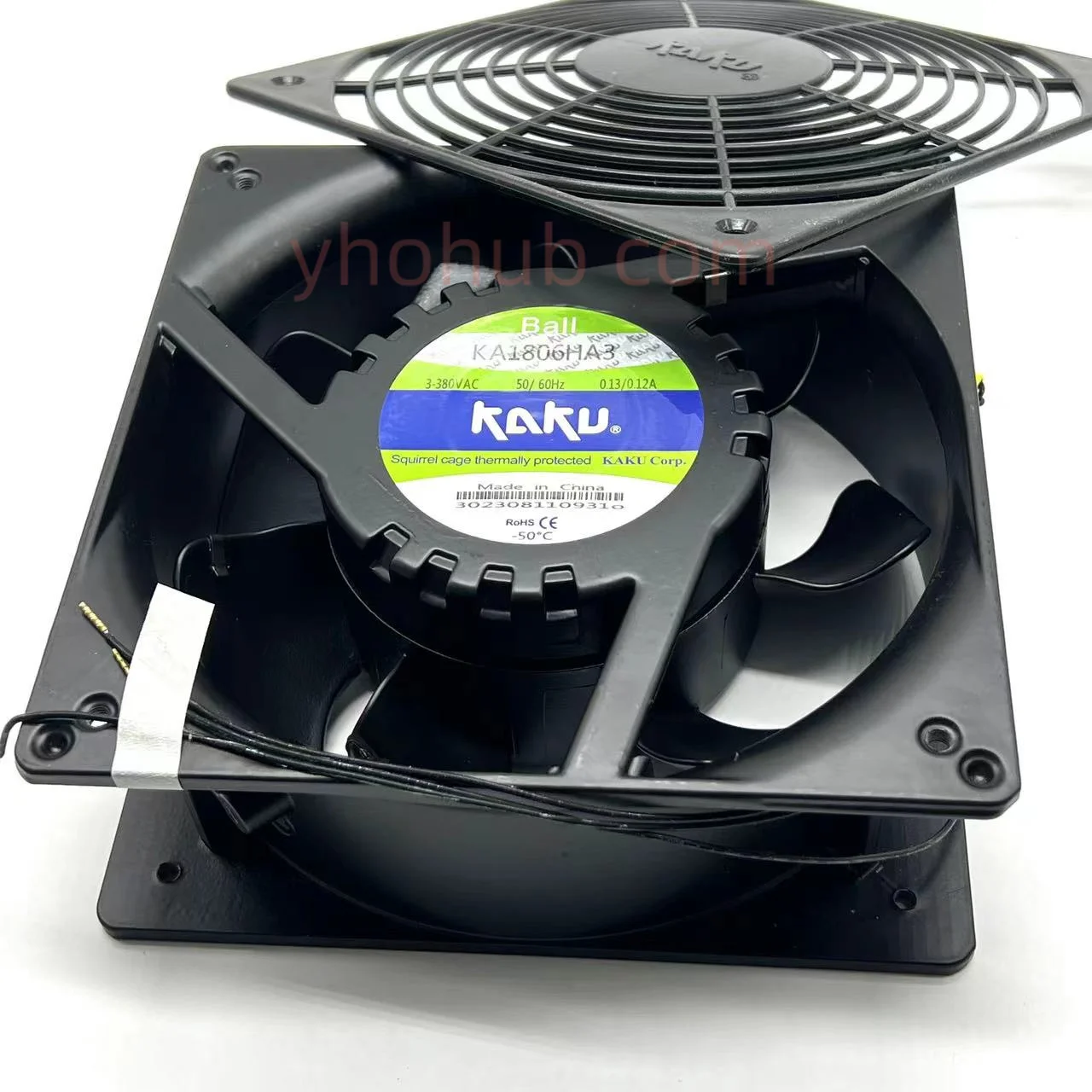 

KAKU KA1806HA3 AC 380V 180X180X65mm Server Cooling Fan