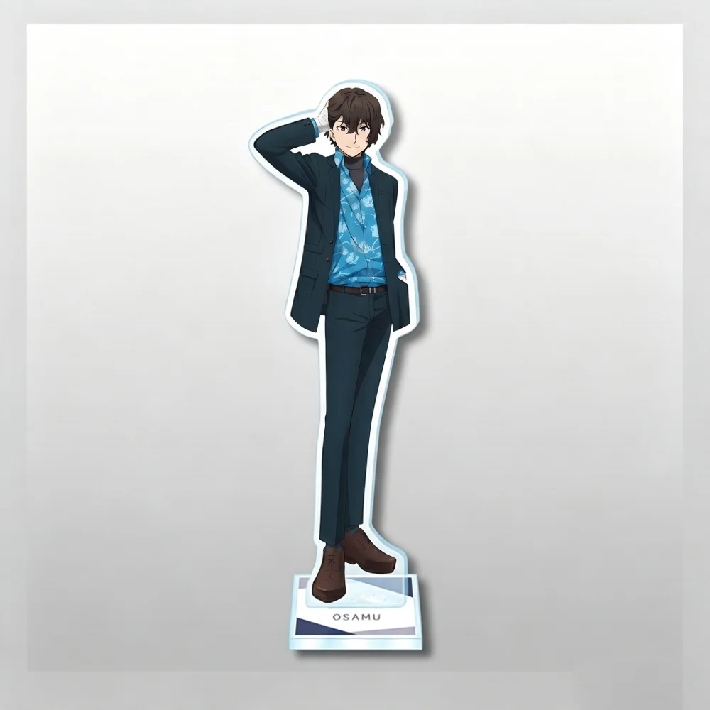 Bungo Stray Dogs Anime Acrylic Stand Keychain Atsushi Osamu Ryunosuke Tecchou Dazai Kunikida Desktop Decor