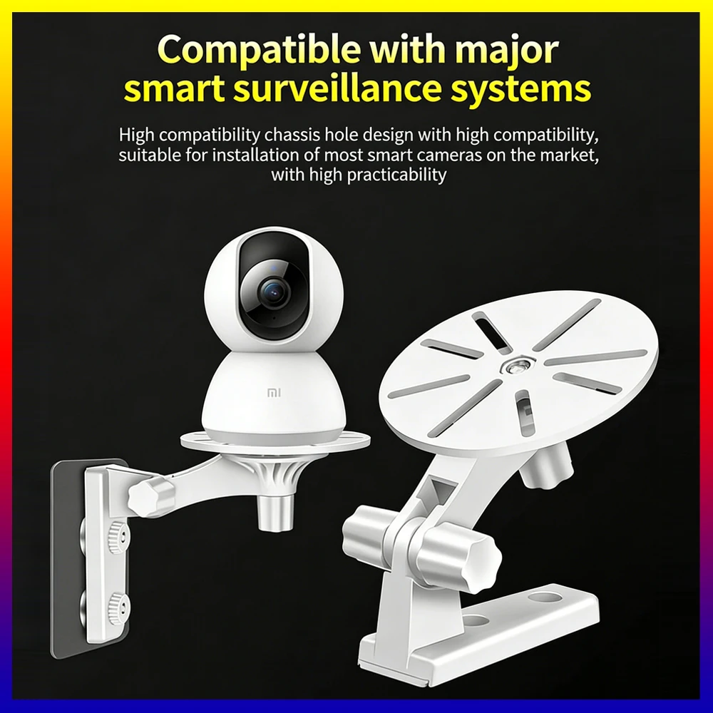 Universal Camera Support Wall Bracket, Indoor Camera Security Surveillance Accessories Camera Support And Base Holder Rack