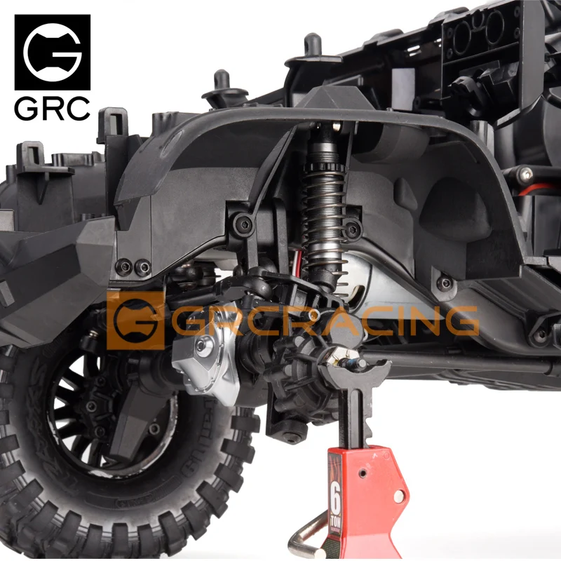 Części do modernizacji i remontu GRC do TRX-4 Defender 1/10 RC: przednia obudowa koła, belka ramy, nakładka błotnika G156A