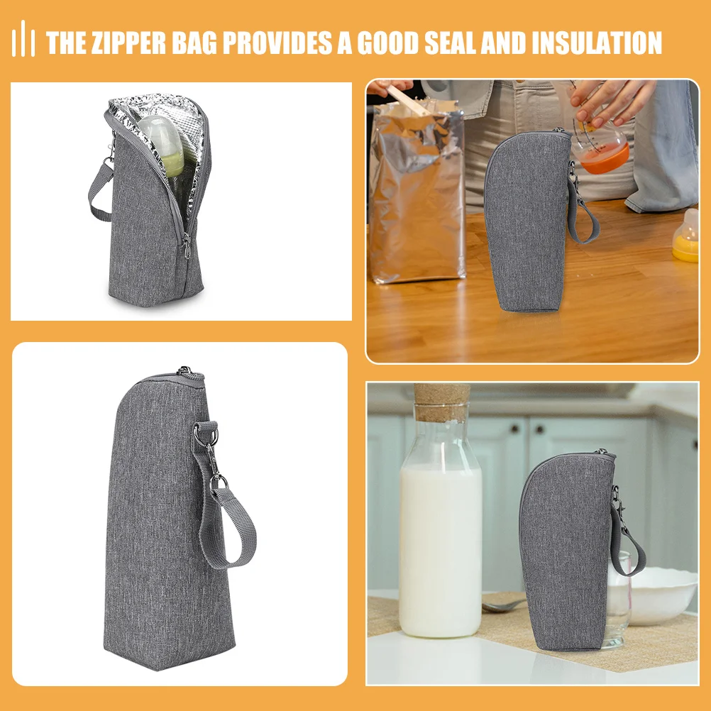 

2 шт., изолированная сумка для бутылочки с молоком, ткань Оксфорд, термохолодильник, портативный органайзер для хранения детских бутылочек для путешествий на открытом воздухе