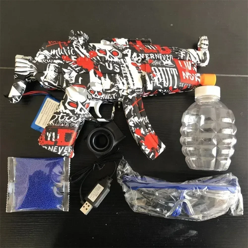 MP5 Splash Gel Ball Electric Gun, Splat Toy Gun, Airsoft Children's Gun, Outdoor Interesting Shooting Game, New