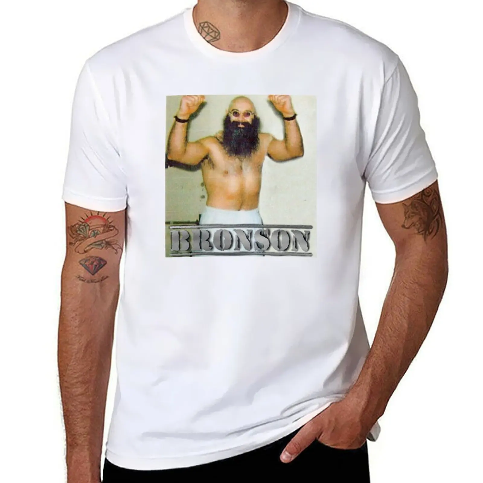 

Bronson T-Shirt t shirt man casual t shirts for man pack white T-Shirt