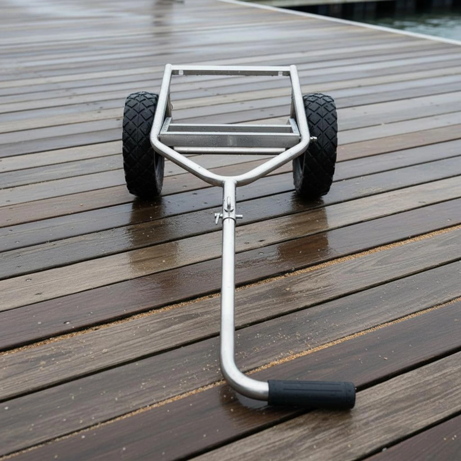 Boat Bow Trolley Portable Inflatable Boat Dolly Kayak Trolley Lightweight Carrier Carrier Heavy-Duty Wheels for Beach view 4