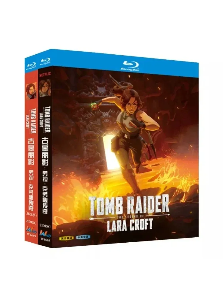 Hot Tomb Raider: The Legend of Lara Croft Season (1-2) 4-Disc Blu-ray disc  High Definition BD