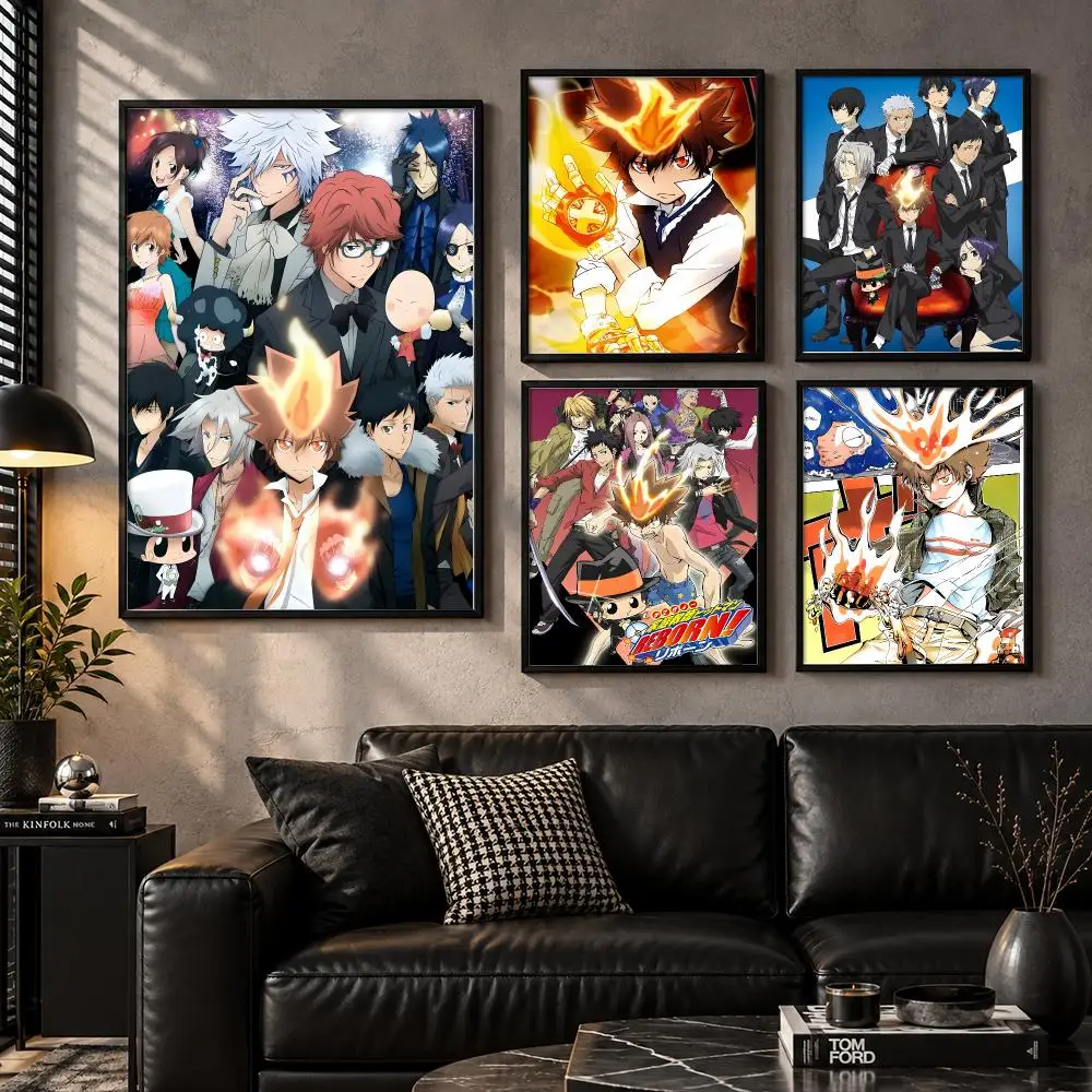 Colorful Anime Character Decor Fanart Illustration Reborn Poster Modern Wall Art Bedroom Living Room Print Unframed