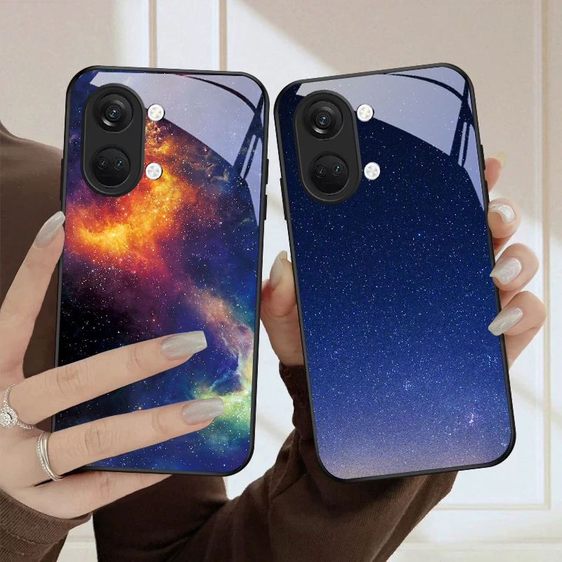 New Moon Night Wallpaper For OnePlus Nord CE 2T 2 3 Lite N20 N30 6T 7 7T 8 8T 9 10 Pro 11R 12R 13R Ace 2V 5 Pro Glass Phone Case