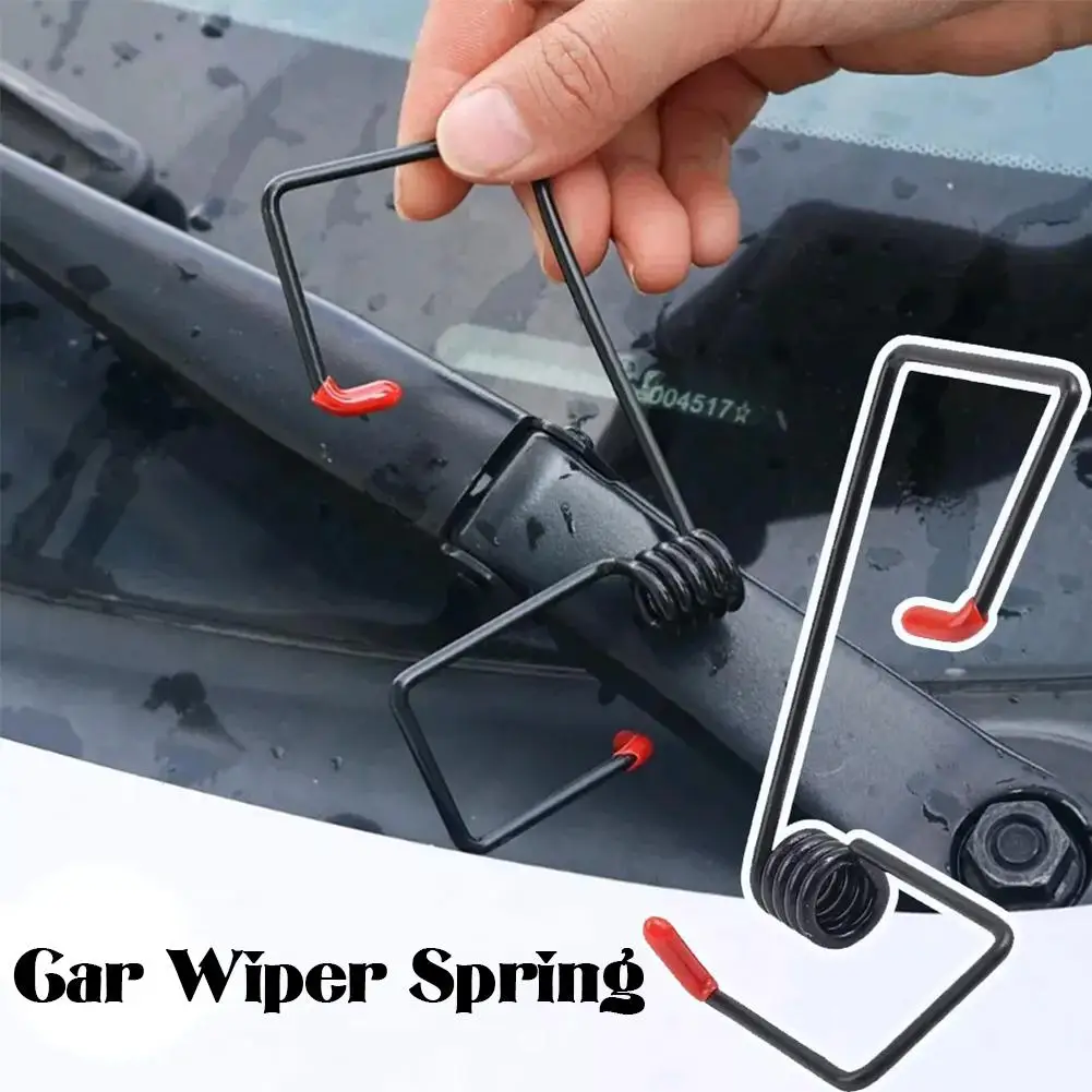 Spring-Loaded Car Windshield Wiper Arms With Intelligent Booster - Alloy Rubber Wipers For Universal Auto Replacement M4C3