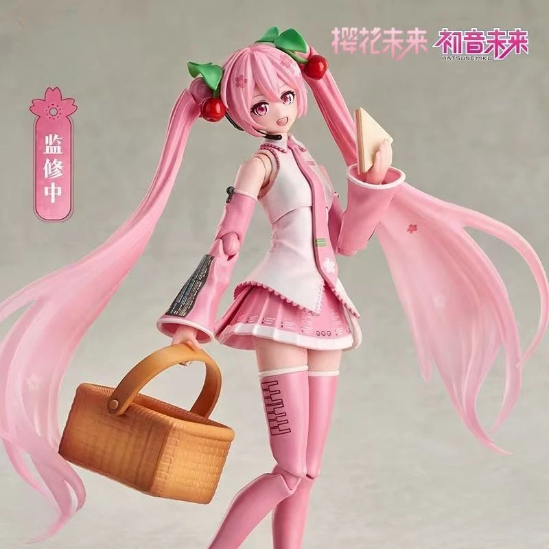 

Hatsune Miku Sakura MIKU Sakura Future Miracle Edition Building Blocks People Action Doll Model