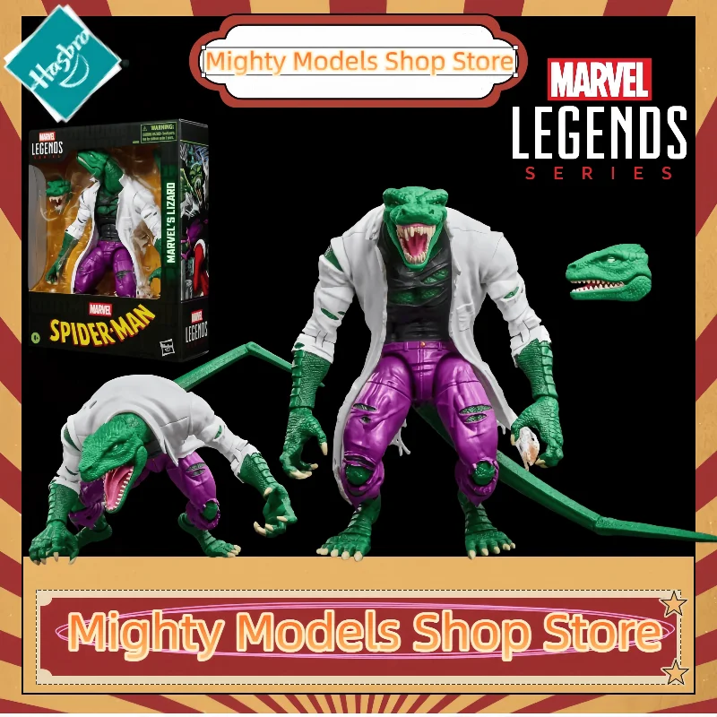 

Коллекционная фигурка Hasbro Marvel Legends Series Lizard (Spider-Man) 6 дюймов, оригинальная модель, игрушки, подарки
