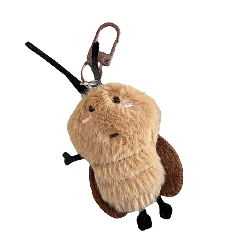 Niedliche Kakerlaken-Spielzeug-Schlüsselanhänger, schöne Kakerlake, lustiges Kakerlaken-Geschenk für Freundin, 15UB