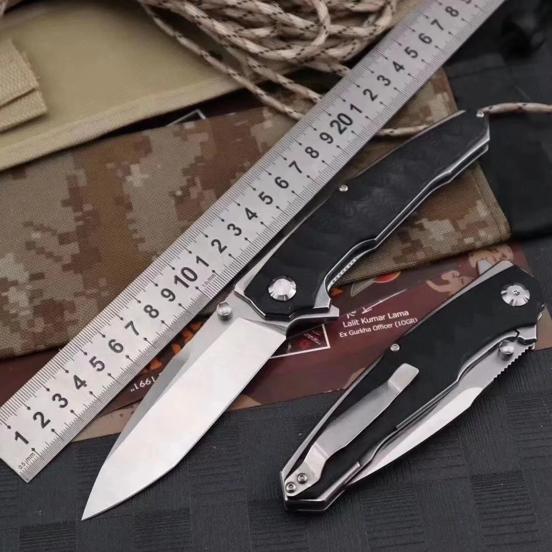 G10 Folding Knife Carry Outdoor High Hardness Camping Hunting Defense Tactical Folding Knife Survival Knife