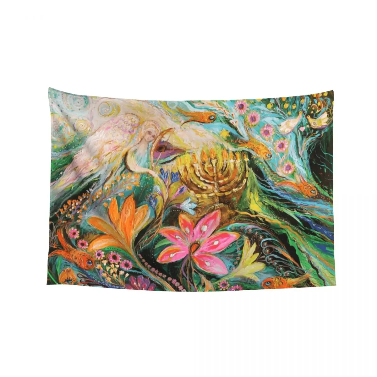 

Dreams about Chagall. The sky violin Tapestry Mushroom House Decor Aesthetic Room Decors Tapestry