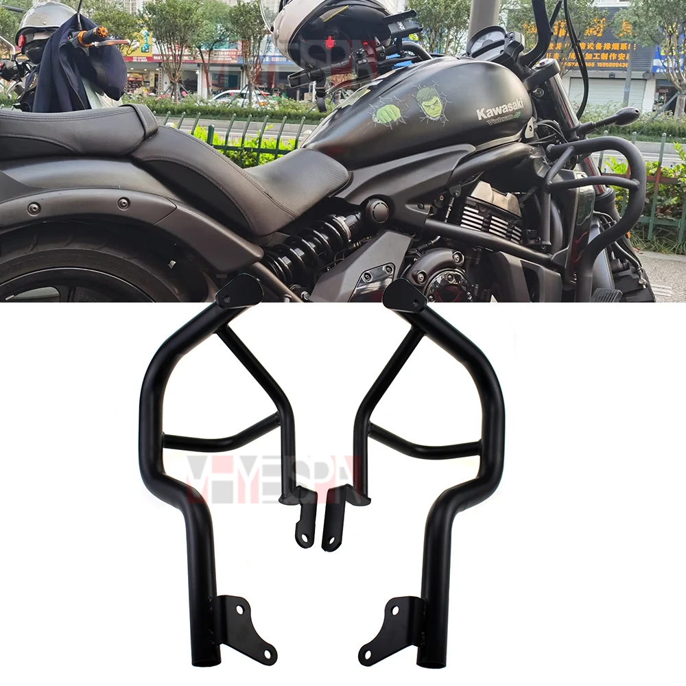 

For Kawasaki Vulcan S 650 VN650 EN650 2015 2016 2017-2022 Motorcycle Highway Bumper Engine Guard Crash Bars Stunt Cage Protector