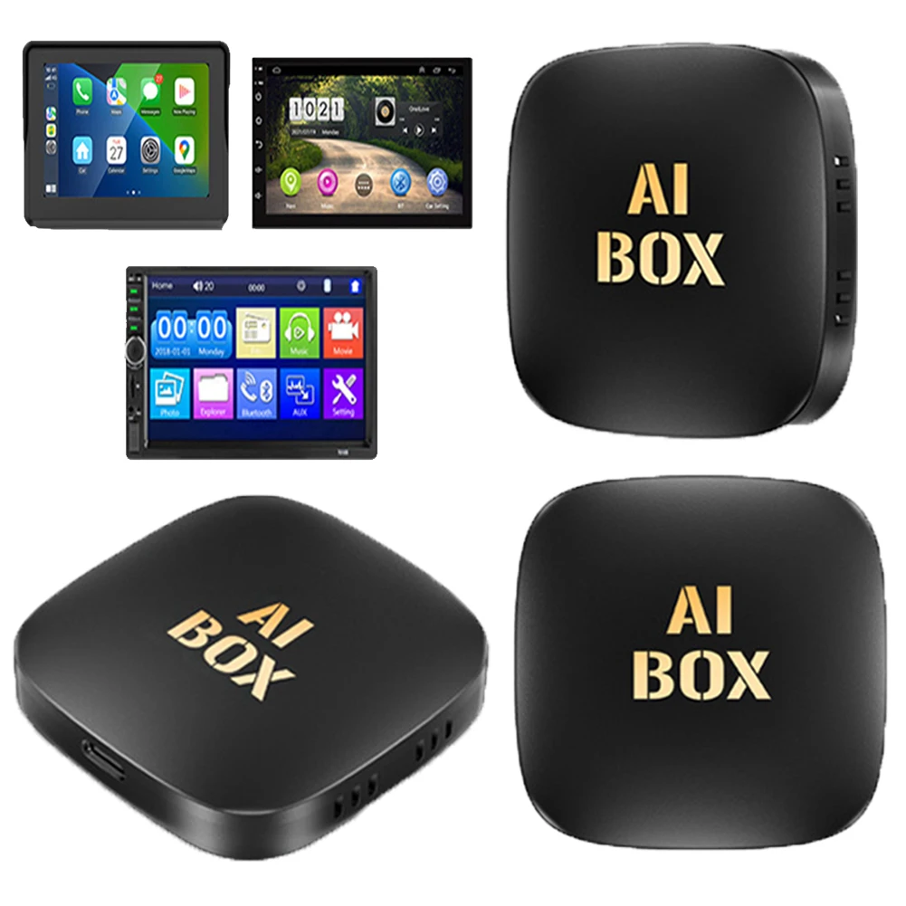 

Android 13 Wireless CarPlay Android Auto Adapter AI Box Plug and Play 5G WIFI Bluetooth-compatible for All Factory Wired CarPlay