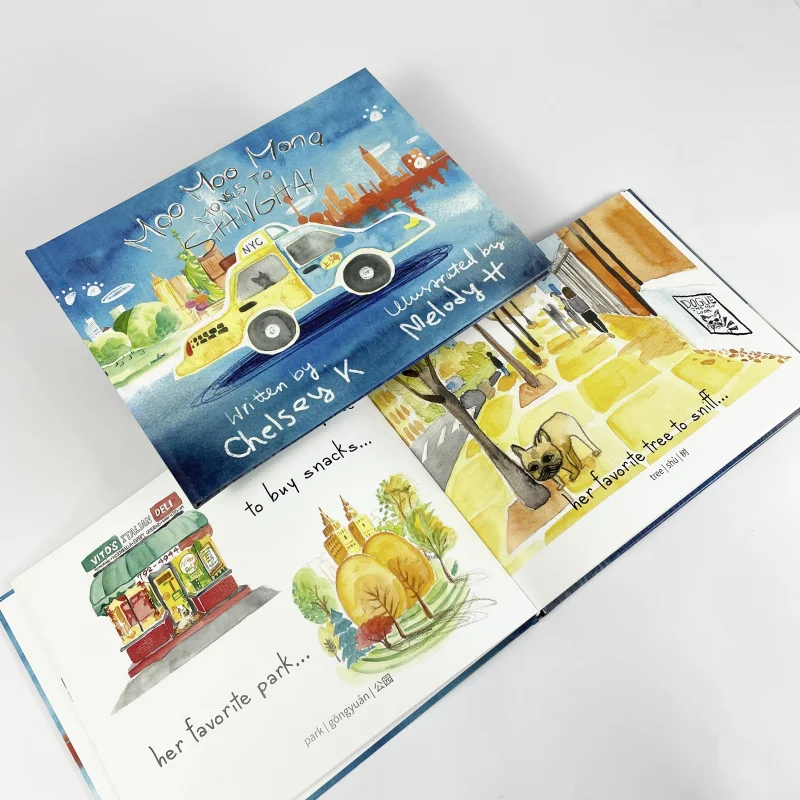 

50 0.Zhang.Custom.Shanghai's Expert Kids' Cartoon Book Printing Service High-Quality Hardcover Books Children