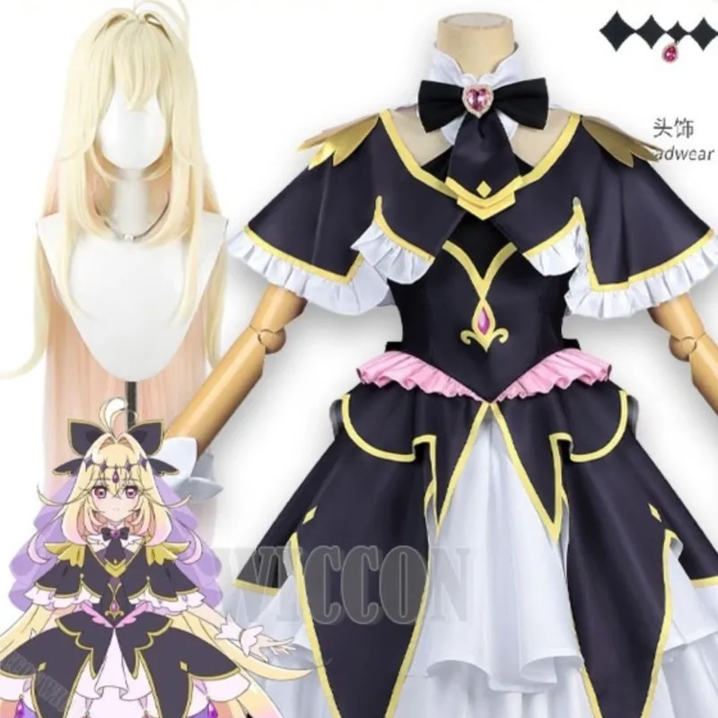 

Cosplay Series: Meitantei Pretty Cure!Moria Luluka Black Arcana Shadow Cosplay Sweet Costume Lolita Jirai Kei Navidad Carnaval