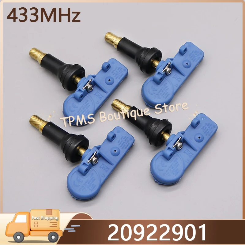 

4pcs 433MHz 20922901 TPMS Tyre Pressure Sensor For Chevrolet Malibu Tahoe Spark Opel Vauxhall Antara GMC Yukon Cadillac CTS