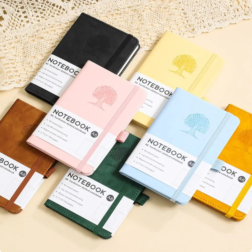 Thickened A6 Notebook Horizontal Line Inner Page Flip Over Design Exercise Book 192 Pages Diary Book School Office Supplies