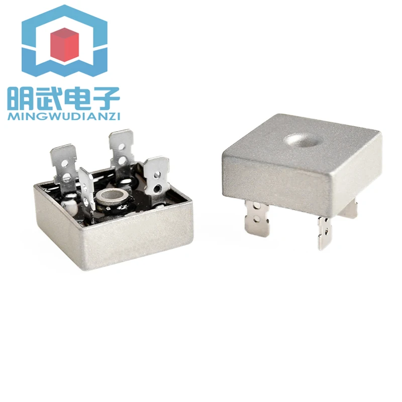 KBPC5010 50A 1000V Square Full Bridge Charger raddrizzatore Bridge Stack Flat Bridge spina diritta a quattro pin