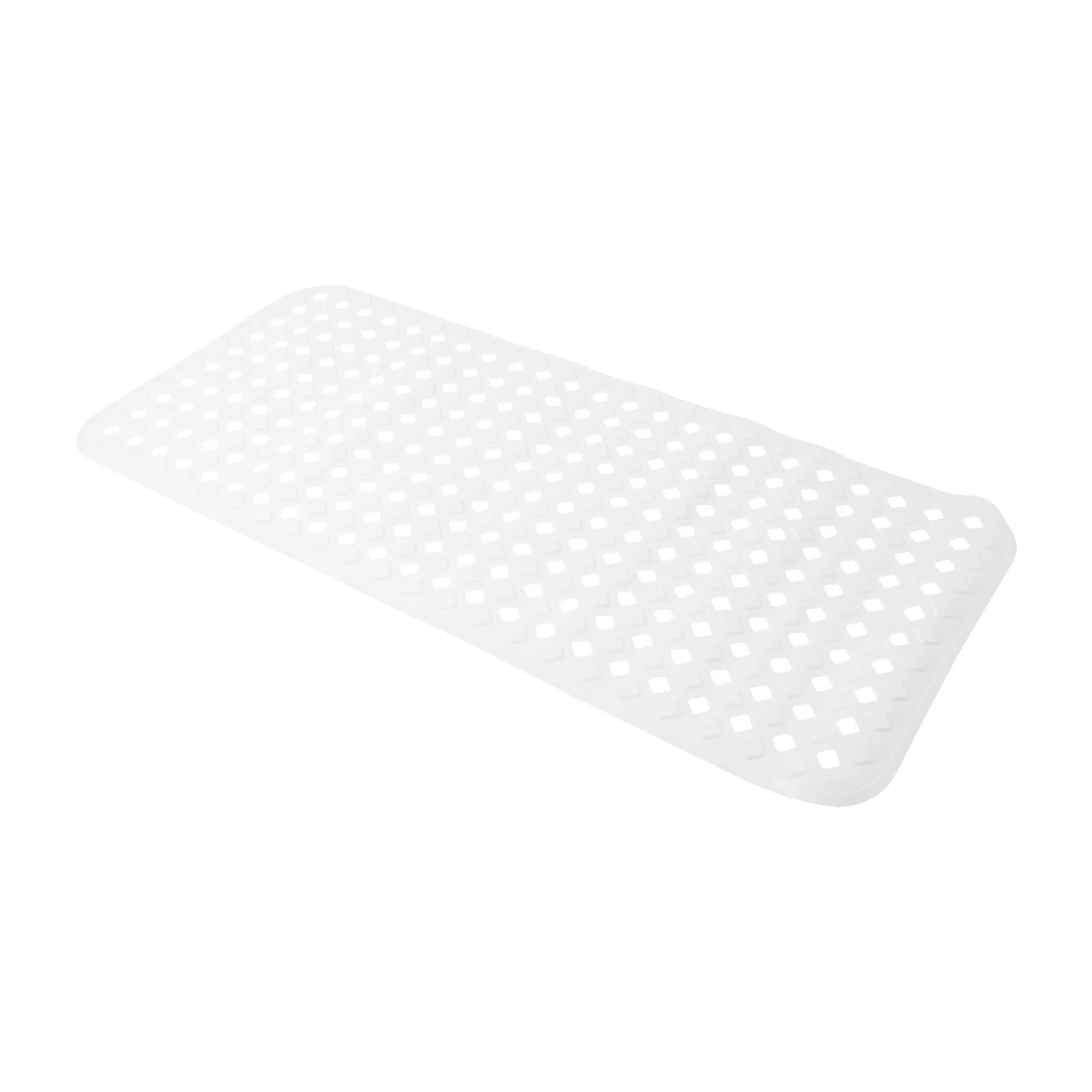 

PVC Non-Slip Bathtub Mat Suction Cups Drain Holes Washable Bathroom Floor Mat Anti-Slip Shower Pad Tub Safety Accessory