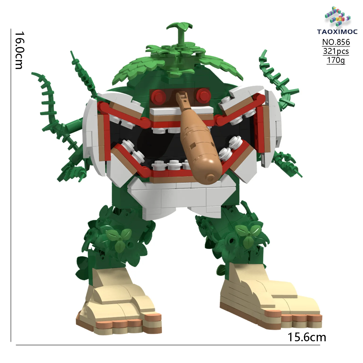 

Mutation BrrBrrPatapim AI The Book of Mountains and Seas Building Blocks Tree Spirit Monster Bricks Toys Compatible With LEGO