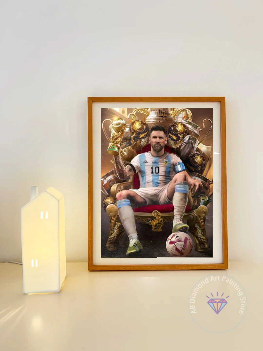 New 5D DIY Messi AB Diamond Painting Set Diamond Embroidery Color Oil Painting Handmade DIY Mosaic Art Home Decoration Gift