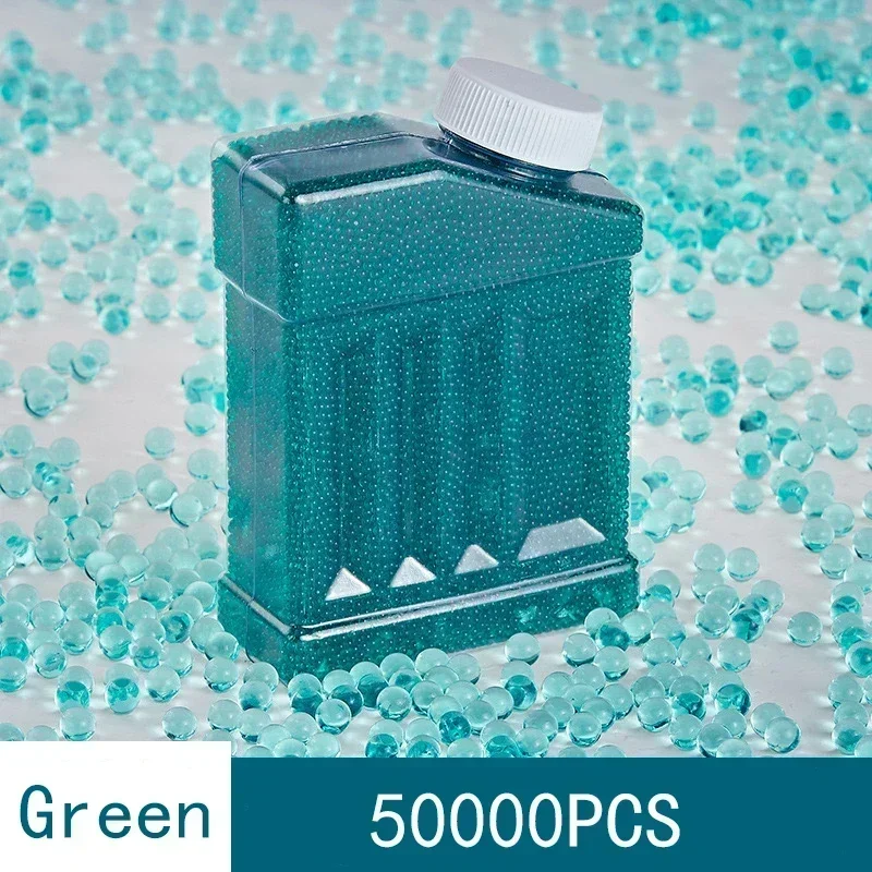 50000 pçs bola de gel de água brinquedo balas acessórios verão ao ar livre tiro jogando esporte aquático jogo brinquedos para crianças adulto
