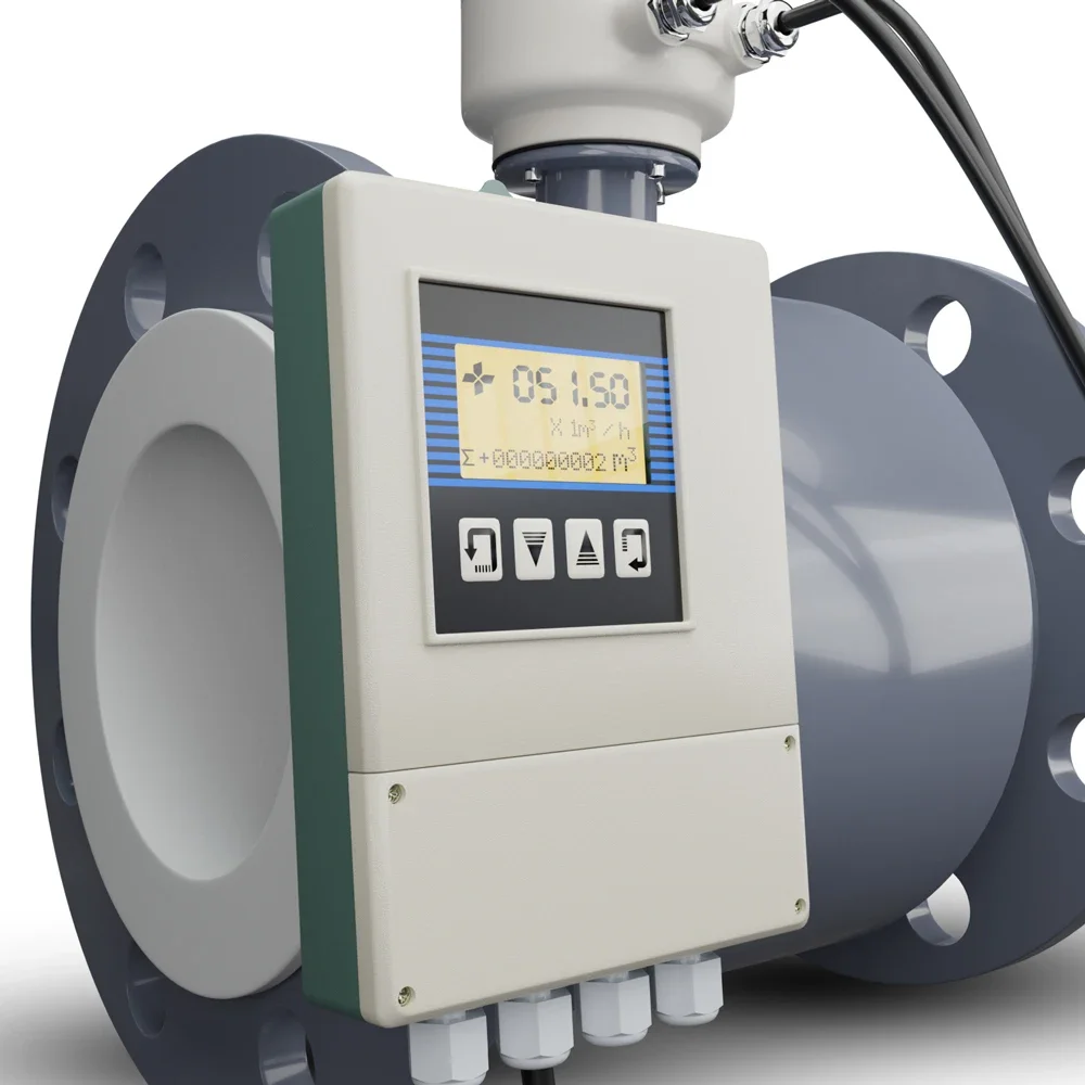 

TLF Kaifeng Digital Pulse Sewage Liquid Magnetic Flowmeter Medidor De Flujo EMF RS485 8 Inch 6 Inch Water Flow Meter