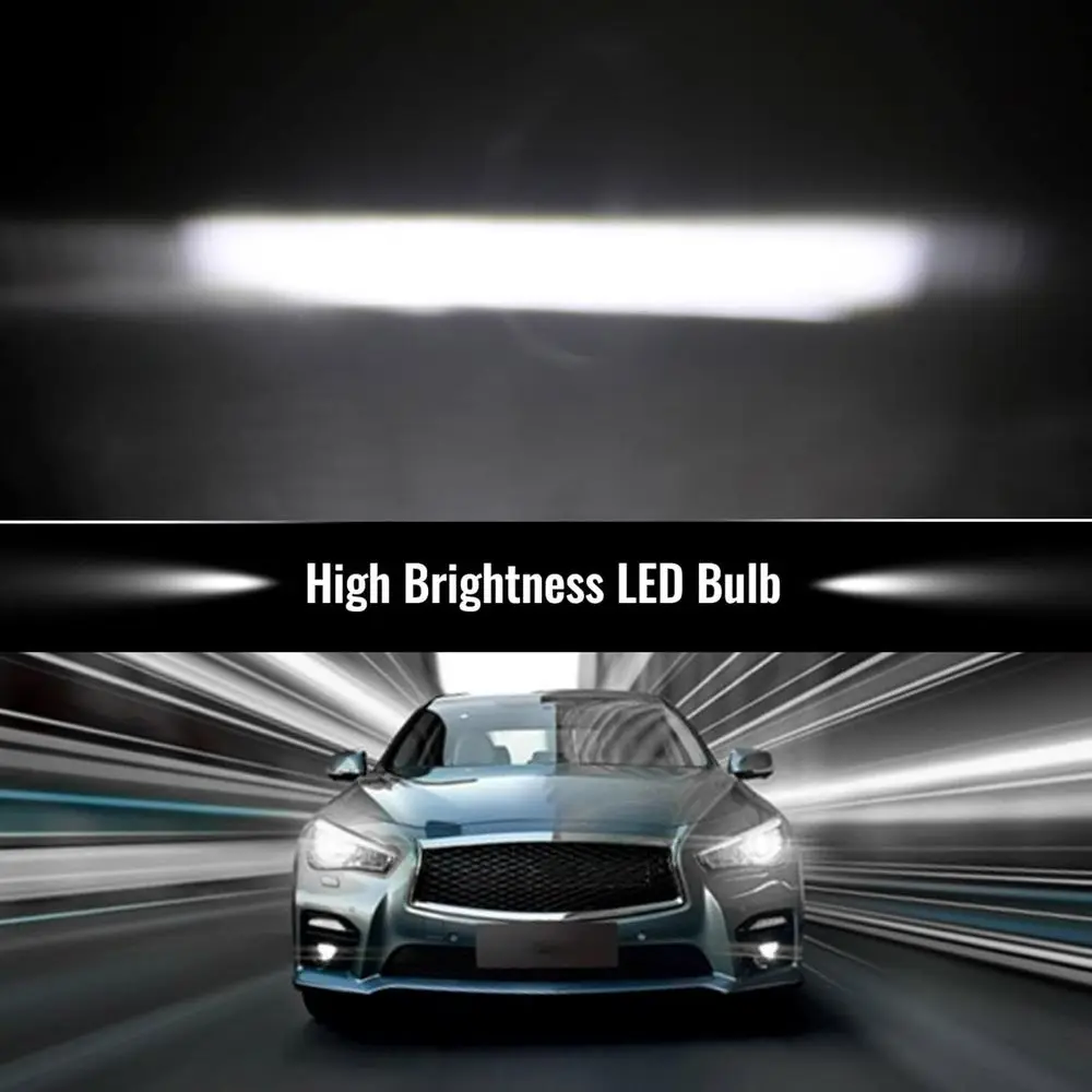 زوج من مصابيح الضباب المصد الأمامي لسيارة إنفينيتي Q50، QX50، QX60، QX80 - مجموعة جانبية للسائق والركاب