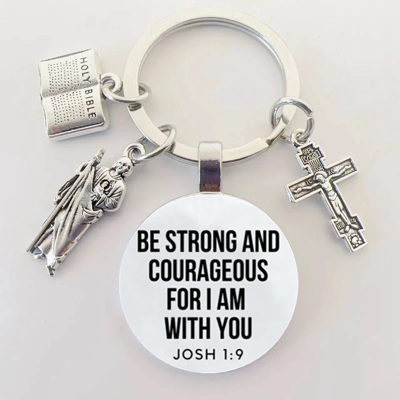 الكتاب المقدس الآيات مفتاح سلسلة الإيمان مفتاح سلسلة الكتاب المقدس يقتبس مجوهرات المسيحية أصدقاء النساء الرجال هدايا ملهمة