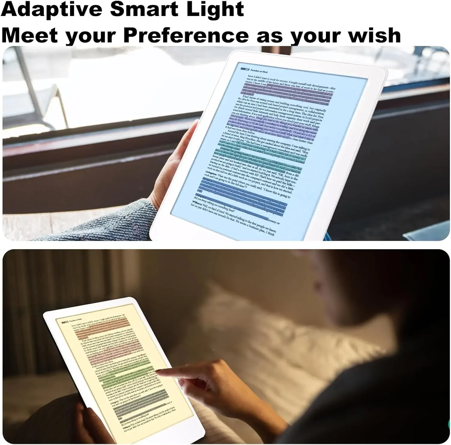 Factory Color E-Reader M6C 6inch Color Ink Smart Light Android11 Audio Books Google 32GB 1TB Ebook Reader Tablet for Reading
