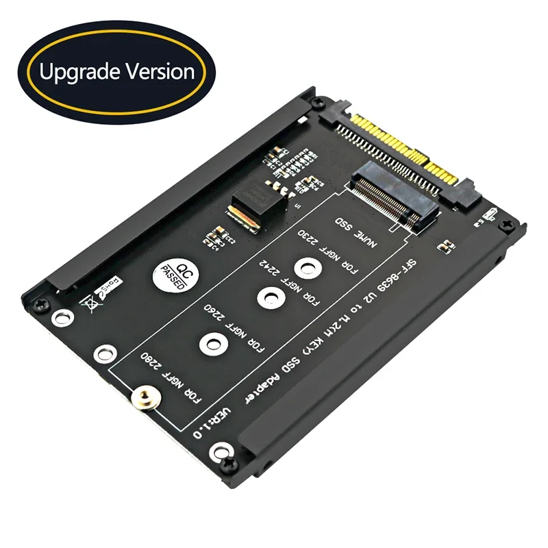 라이저 컨버터 M.2 NVME 키 M SSD-SFF-8639 U.2 어댑터, 프레임 브래킷 포함, PC 데스크탑 지지대 2230 2242 2260 2280 M.2 SSD