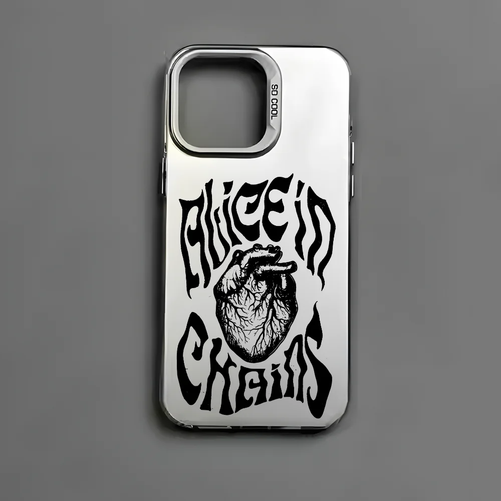 테크노 스파크 고 30C 20 10 7 포바 6 카몬 40 30 아이텔 P36 A48 S23 프로 4G 5G용 A-앨리스 인 C-체인즈 랩 폰 케이스 (무광택 후면 커버)