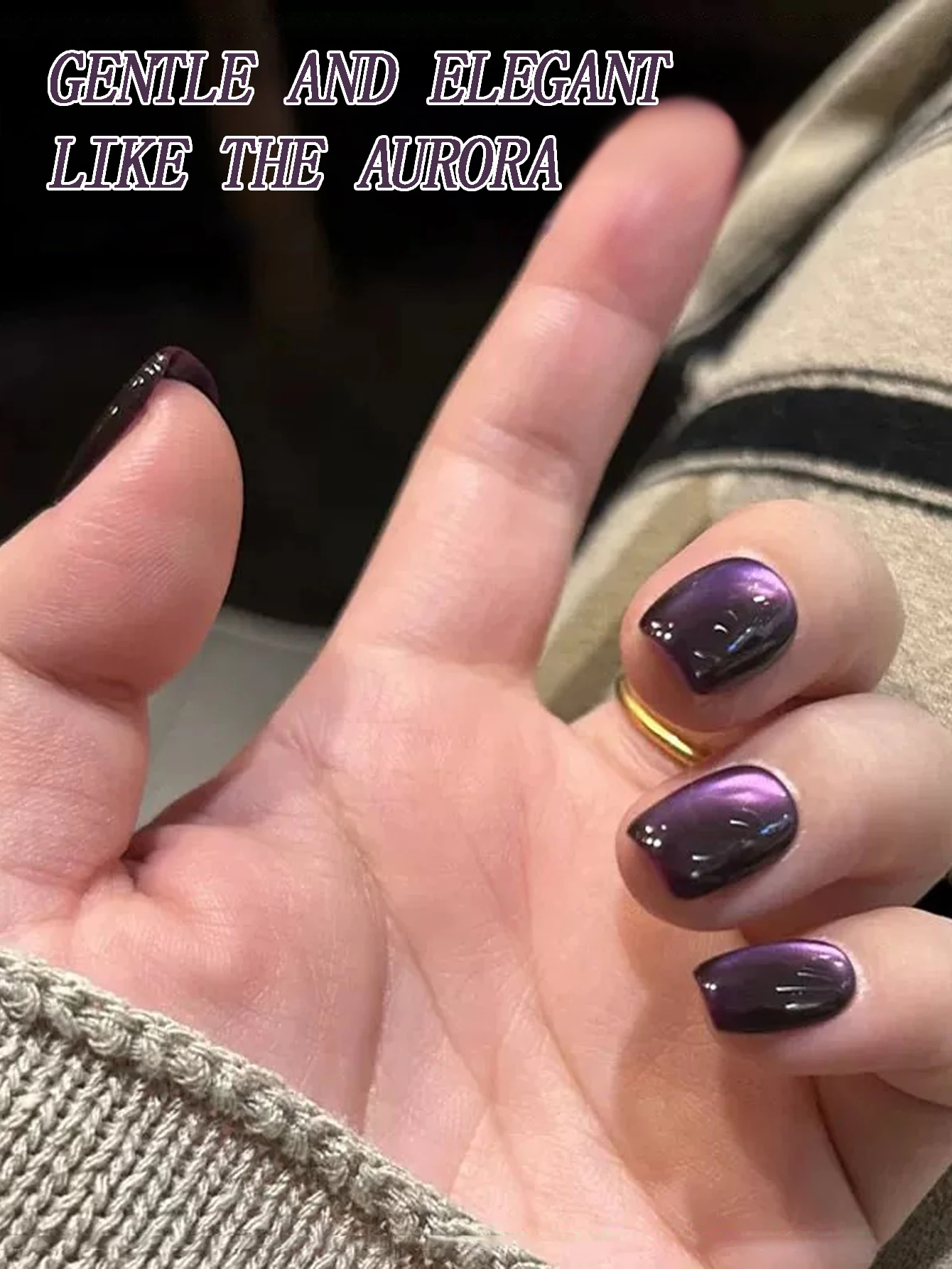 12ML 1-21PCS Viola Perlina di Vetro Magnete Cat Eye Gel Smalto per unghie Autunno 2025 Nuovo Strobe Cat Eye Smalto per unghie Viola Unghie Unghie artistiche