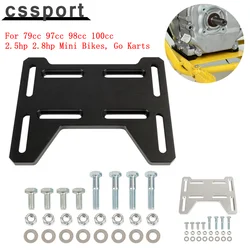 Motor Engine Mount Adapter Bracket Plate For Mini Bike Go Kart Doodlebug DB30 Coleman 100 Predator 212cc Small 4 Stroke Engines