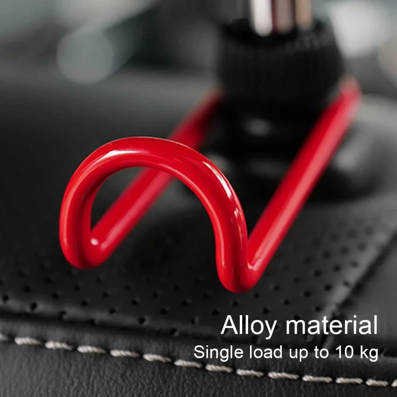 

Car Seat Headrest Hook Auto Back Seat Organizer Hanger Storage Holder for Handbag Purse Bags Clothes Coats