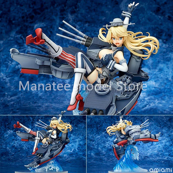ques Q Original Kantai Collection -Kan Colle- Iowa PVC Action Figure Anime Model Toys Collection Doll Gift