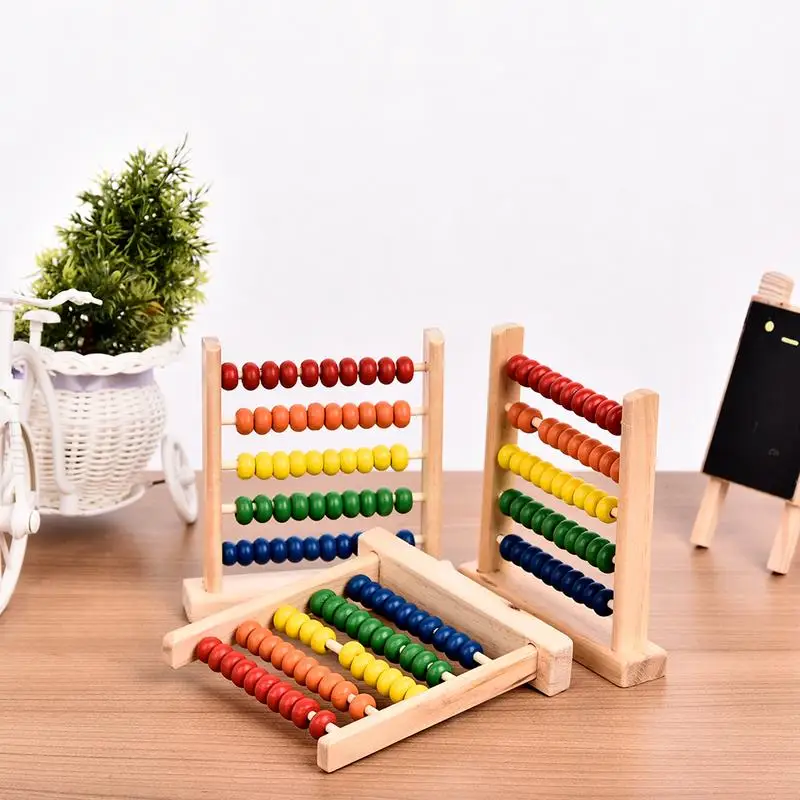 子供のためのレインボーカウントおもちゃ、abacus、カウント教育パズル、学習ツール、数字、算術計算