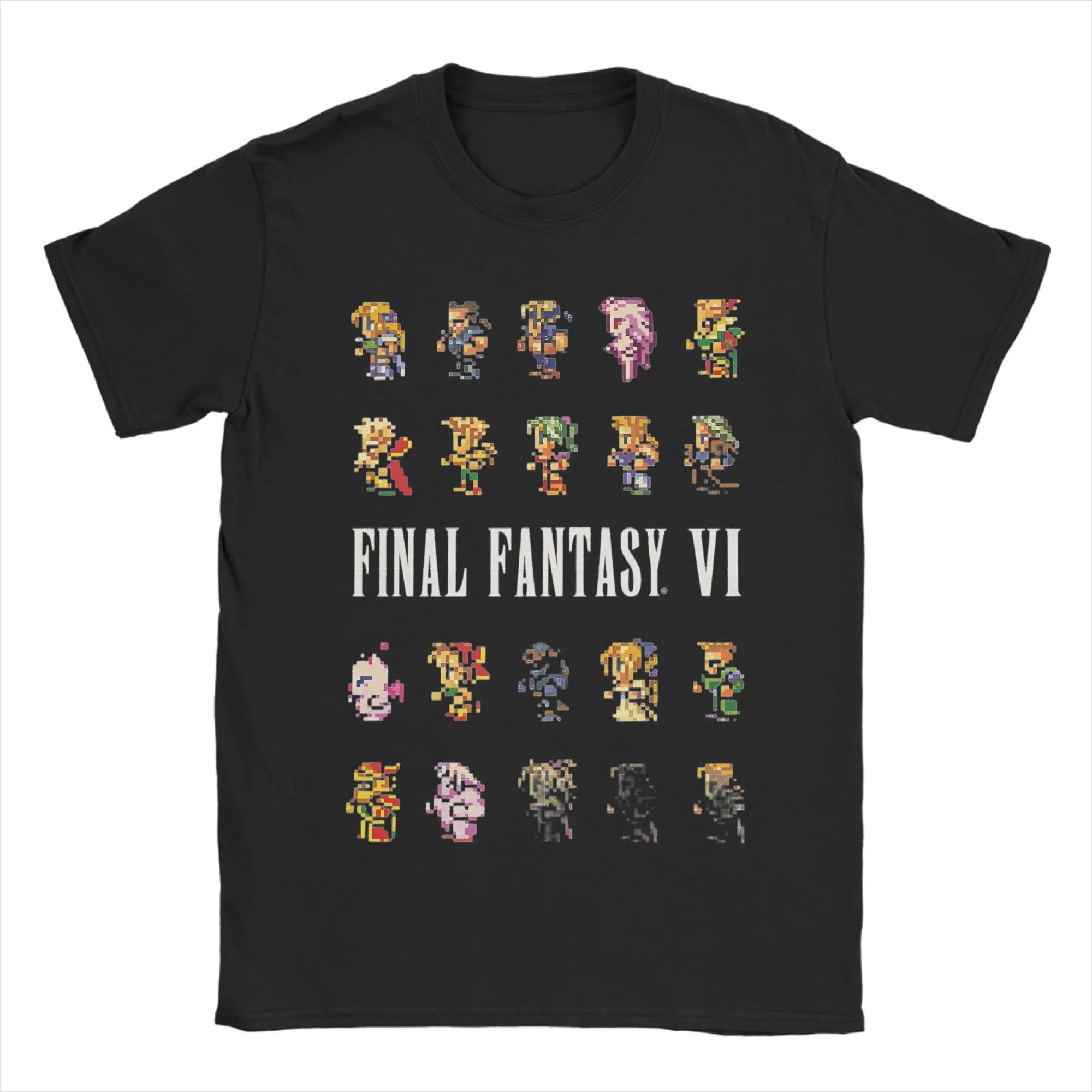 Final Fantasy Tactics The Ivalice Chronicles Delita Ramza Men T Shirts  Tees Short Sleeve Round Neck T-Shirts Cotton Clothes