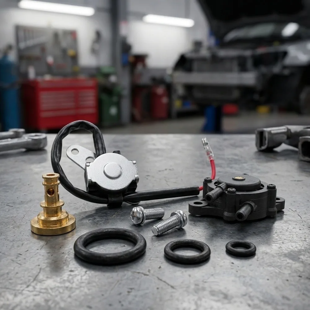 Fuel Cutoff Solenoid CH18 Engine Part Fuel Cut-off Solenoid Plastic Material Build Rigorous Operating Conditions