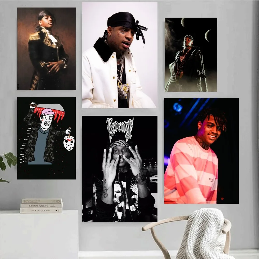 Ski Mask Slump God Rapper Poster Home Office Wall Bedroom Li