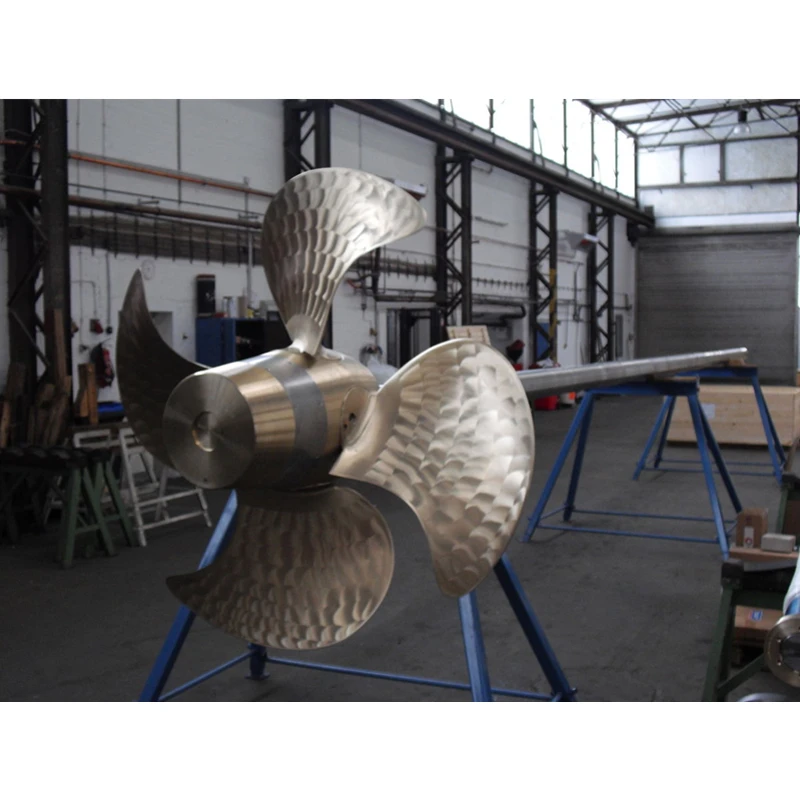 

Ship New Style Low Price Boat Four Blades Long Shaft Bronze Propeller